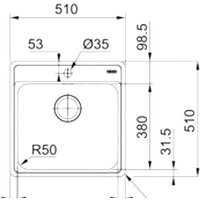 Кухонная мойка Franke BCX 210-51 TL - Превью изображения №2 — Интернет-магазин ПроЗаказ