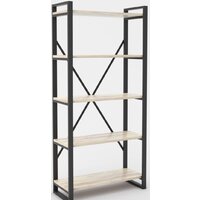 Hype Mebel Стандарт-2 50x200 (черный/древесина белая)