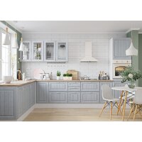 Шкаф напольный Горизонт Принцесса (серый) - Превью изображения №3 — Интернет-магазин ПроЗаказ