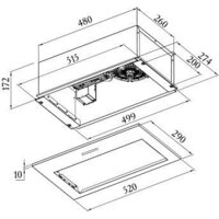 Кухонная вытяжка ZUGEL ZHI525B - Превью изображения №2 — Интернет-магазин ПроЗаказ