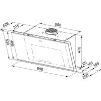 Кухонная вытяжка Franke Mythos FMY PRO 907 FM BK/IX 330.0682.352 - Превью изображения №8 — Интернет-магазин ПроЗаказ