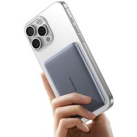 Внешний аккумулятор Baseus PicoGo AM41 Ultra-Slim Magnetic Power Bank 5000mAh (серый) - Превью изображения №4 — Интернет-магазин ПроЗаказ