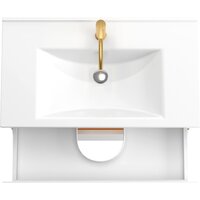  ЗОВ Тумба под умывальник Лира 100 L100MW0MWGVG (белый глянец) - Превью изображения №2 — Интернет-магазин ПроЗаказ