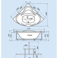 Ванна Triton Троя Гидро 150x150 - Превью изображения №4 — Интернет-магазин ПроЗаказ