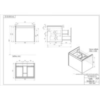  Cersanit Тумба под умывальник Grande 60 Como 60 64309 (бежевый) - Превью изображения №9 — Интернет-магазин ПроЗаказ