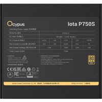 Блок питания Ocypus Iota P750S Iota-P750S-GFFBK025X-EU - Превью изображения №5 — Интернет-магазин ПроЗаказ