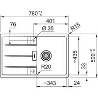 Кухонная мойка Franke Centro CNG 611-78 114.0757.421 (оникс) - Превью изображения №2 — Интернет-магазин ПроЗаказ