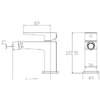Смеситель Omnires Parma PM7420BL - Превью изображения №2 — Интернет-магазин ПроЗаказ