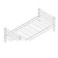 Кровать Мебельград Соня вариант 1 (массив сосны лаванда) - Превью изображения №2 — Интернет-магазин ПроЗаказ