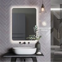  Алмаз-Люкс Зеркало Hanoi 6080d-4 (с подсветкой, датчик движения) - Превью изображения №2 — Интернет-магазин ПроЗаказ