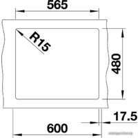 Кухонная мойка Blanco Legra 6 523334 (белый) - Превью изображения №3 — Интернет-магазин ПроЗаказ