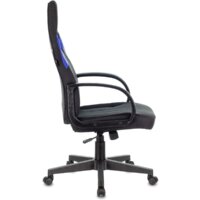 Игровое (геймерское) кресло Zombie RUNNER (черный/синий) - Превью изображения №3 — Интернет-магазин ПроЗаказ