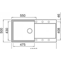 Кухонная мойка Elleci Easy 480 Bianco Antico 62 - Превью изображения №2 — Интернет-магазин ПроЗаказ