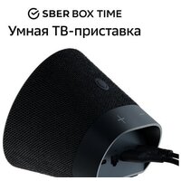 Умная колонка Sber SberBox Time (черный) - Превью изображения №2 — Интернет-магазин ПроЗаказ