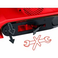 Ленточная шлифмашина Einhell TC-BS 8038 (4466260) - Превью изображения №3 — Интернет-магазин ПроЗаказ