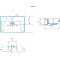 Умывальник Kirovit Грэмми 700 4610119205249 - Превью изображения №5 — Интернет-магазин ПроЗаказ