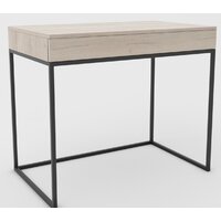 Hype Mebel Авелин 90x40 (черный/древесина белая)