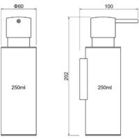 Дозатор для жидкого мыла Aquatek Оберон AQ4205BG (золото) - Превью изображения №2 — Интернет-магазин ПроЗаказ