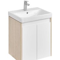 Акватон Тумба с умывальником Сканди Doors 55 1A2788K0SDB20 (белый/дуб верона)