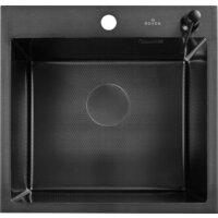 Кухонная мойка Roxen Snake 560220-45-BS PVD графит/текстурная поверхность (с ролл-матом и дозатором) - Превью изображения №9 — Интернет-магазин ПроЗаказ