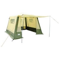 Тент-шатер Camping World Green Hotel Volga 138199 (зеленый/бежевый) - Превью изображения №1 — Интернет-магазин ПроЗаказ