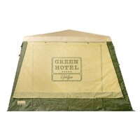 Тент-шатер Camping World Green Hotel Volga 138199 (зеленый/бежевый) - Превью изображения №3 — Интернет-магазин ПроЗаказ