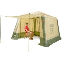 Тент-шатер Camping World Green Hotel Volga 138199 (зеленый/бежевый) - Превью изображения №7 — Интернет-магазин ПроЗаказ