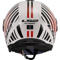 Мотошлем LS2 OF620 Classy Cool (M, белый/красный) - Превью изображения №4 — Интернет-магазин ПроЗаказ
