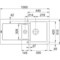 Кухонная мойка Franke Maris MRK 651-100 124.0379.968 (магнолия) - Превью изображения №2 — Интернет-магазин ПроЗаказ