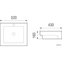 Умывальник WeltWasser Deilbach 4012 - Превью изображения №3 — Интернет-магазин ПроЗаказ