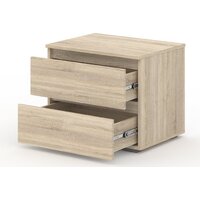 Тумба Кортекс-мебель Бари 60 2ш (дуб сонома/дуб сонома/дуб сонома) - Превью изображения №2 — Интернет-магазин ПроЗаказ