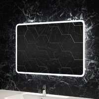  Пекам Зеркало Marta 80x90 marta-80x90sp (с подсветкой, подогревом и сенсором на прикосновение) - Превью изображения №5 — Интернет-магазин ПроЗаказ