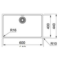 Кухонная мойка Franke FEX 110-60 - Превью изображения №2 — Интернет-магазин ПроЗаказ