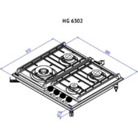 Варочная панель Korting HG 6302 CTB - Превью изображения №3 — Интернет-магазин ПроЗаказ