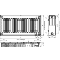 Стальной панельный радиатор Лидея ЛУ 22-507 500x700 - Превью изображения №5 — Интернет-магазин ПроЗаказ