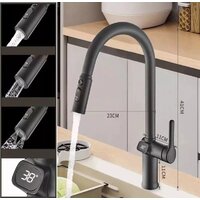 Смеситель Esko K15B LED (черный) - Превью изображения №2 — Интернет-магазин ПроЗаказ