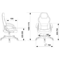 Игровое (геймерское) кресло Zombie 10 (черный) - Превью изображения №6 — Интернет-магазин ПроЗаказ