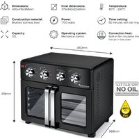 Мини-печь TurboTronic TT-AF32MFD (черный) - Превью изображения №3 — Интернет-магазин ПроЗаказ