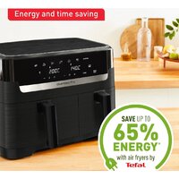 Аэрогриль (аэрофритюрница) Tefal Dual Easy Fry Essential XXL Air Fryer EY901N (черный) - Превью изображения №3 — Интернет-магазин ПроЗаказ