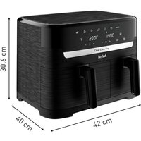 Аэрогриль (аэрофритюрница) Tefal Dual Easy Fry Essential XXL Air Fryer EY901N (черный) - Превью изображения №2 — Интернет-магазин ПроЗаказ