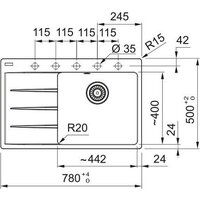 Кухонная мойка Franke Centro CNG 611-78 TL 114.0740.848 (оникс) - Превью изображения №3 — Интернет-магазин ПроЗаказ