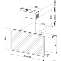 Кухонная вытяжка Faber V-Air Flat KL A80 330.0615.684 - Превью изображения №3 — Интернет-магазин ПроЗаказ