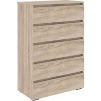 Комод Кортекс-мебель Бари 80 5ш (дуб сонома/дуб сонома/дуб сонома) - Превью изображения №1 — Интернет-магазин ПроЗаказ