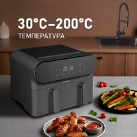 Аэрогриль (аэрофритюрница) Weissgauff WAF 910 DS FryChef - Превью изображения №11 — Интернет-магазин ПроЗаказ