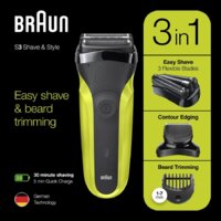 Электробритва Braun Series 3 Shave&Style 300BT (зеленый) - Превью изображения №7 — Интернет-магазин ПроЗаказ