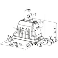 Кухонная вытяжка Franke Box FBI 705 PLUS 305.0757.780 - Превью изображения №4 — Интернет-магазин ПроЗаказ