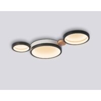 Припотолочная люстра Ambrella light FL4814/3 BK/WH - Превью изображения №5 — Интернет-магазин ПроЗаказ