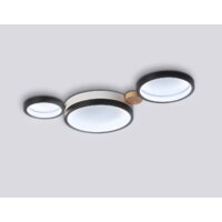 Припотолочная люстра Ambrella light FL4814/3 BK/WH - Превью изображения №4 — Интернет-магазин ПроЗаказ