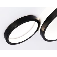 Припотолочная люстра Ambrella light FL4814/3 BK/WH - Превью изображения №6 — Интернет-магазин ПроЗаказ