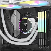 Система жидкостного охлаждения для процессора Coolleo Ice Fairy Dig 360 Lite (белый) - Превью изображения №5 — Интернет-магазин ПроЗаказ